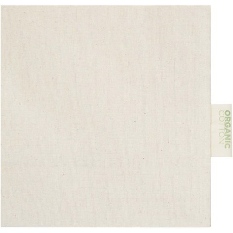 Odisha organiczna torba na zakupy z certyfikatem OCS o gramaturze 180 g/m² z pełnym dnem, 14 l naturalny