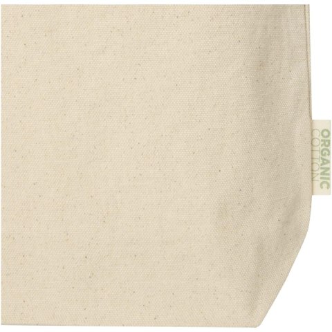 Odisha organiczna torba na zakupy z certyfikatem OCS o gramaturze 270 g/m², 10 l naturalny