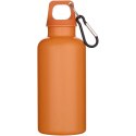 Oregon butelka na wodę o pojemności 400 ml z w jednolitym kolorze z karabińczykiem, wykonana z tworzyw sztucznych poch