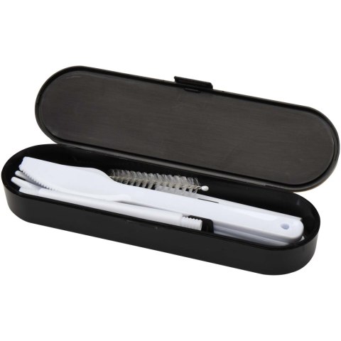 Runa zestaw sztućców z bambusową pokrywką czarny