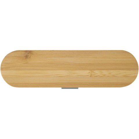 Runa zestaw sztućców z bambusową pokrywką łupkowy szary