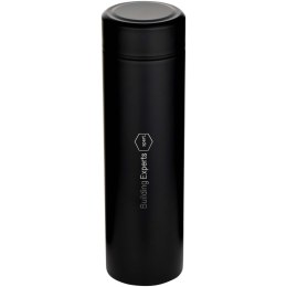 Taylor 450 ml termos ze stali nierdzewnej z podwójnymi ściankami i sitkiem do herbaty czarny