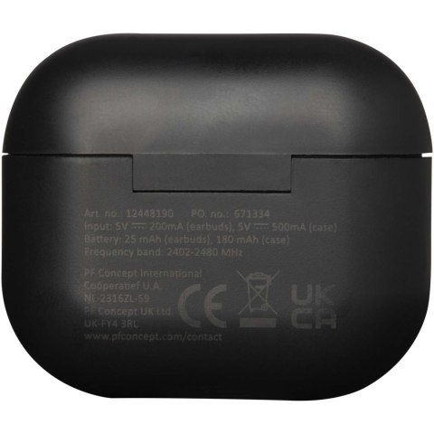 Altais zestaw słuchawkowy True Wireless z technologią Bluetooth® z tworzyw sztucznych pochodzących z recyklingu czarny