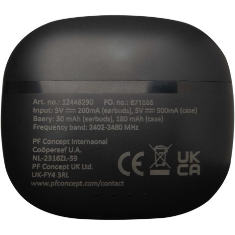 Alterf zestaw słuchawkowy True Wireless z technologią Bluetooth® z tworzyw sztucznych pochodzących z recyklingu i sili