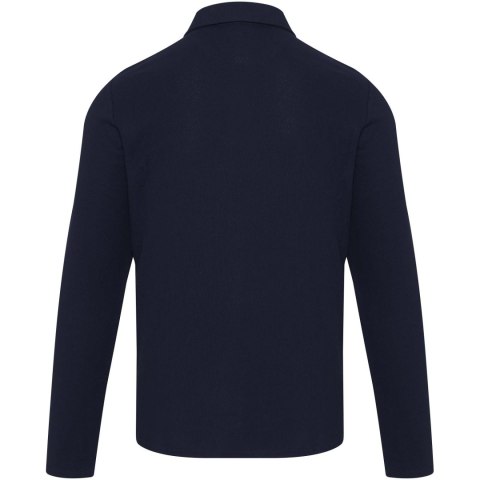 Apollo koszulka polo z długim rękawem, uniseks granatowy