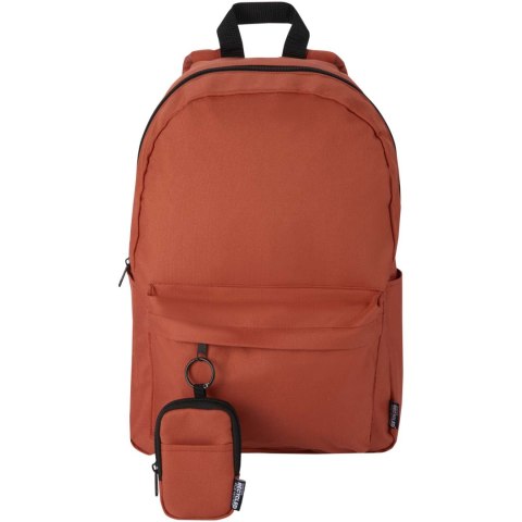 Byron Clip & Go mała torebka z certyfikatem GRS z recyklingu, 0,2 l ceglasty