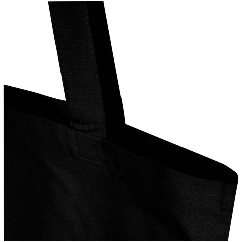 Peru Blend torba na zakupy z bawełny z recyklingu z certyfikatem GRS o gramaturze 180 g/m², 7 l czarny