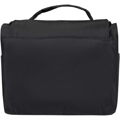 Puffer kosmetyczka na pasku o pojemności 8 l z recyklingu z certyfikatem GRS czarny