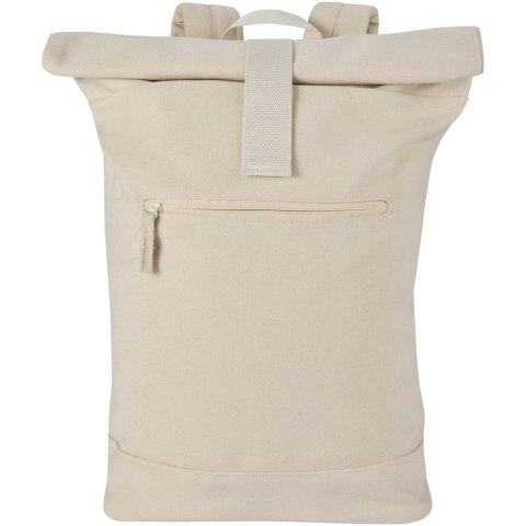 Recanvas plecak ze zwijaną górą o pojemności 16 l wykonany z materiałów z recyklingu z certyfikatem GRS piaskowiec