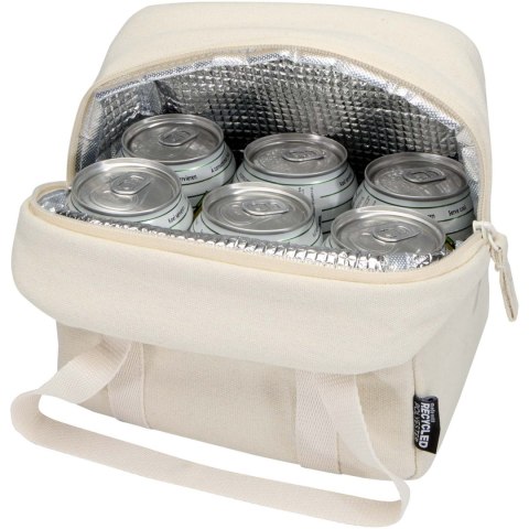 Recanvas torba termiczna na lunch z certyfikatem GRS z recyklingu, 5 l piaskowiec