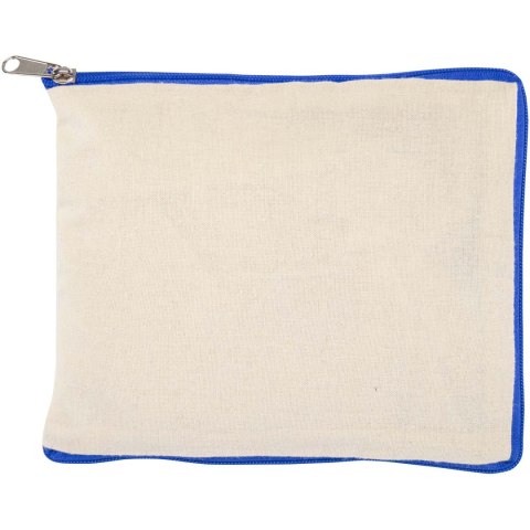 Sierra torba na zakupy z bawełny z recyklingu z certyfikatem GRS o gramaturze 140 g/m², 7 l naturalny, królewski niebi