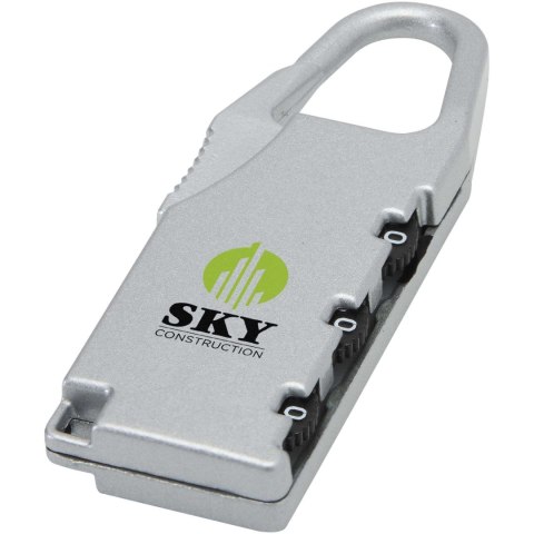 Traveler kłódka do bagażu srebrny