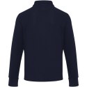 Zeus koszulka polo z zamkiem do połowy i długimi rękawami, uniseks granatowy