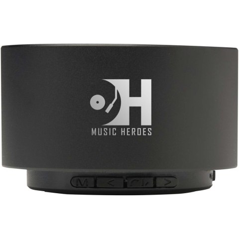 Ankaa bezprzewodowy głośnik Bluetooth® o mocy 3 W z recyklingowanego aluminium czarny