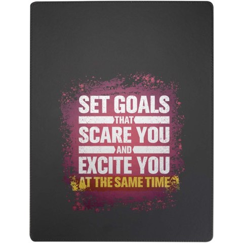 Clast podkładka A4 z zamknięciem magnetycznym i długopisem z certyfikatem RCS z recyklingu (czarny tusz) czarny