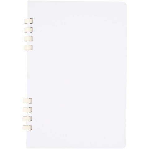 Fil kołozeszyt z certyfikatem RCS z recyklingu w twardej oprawie A5 biały