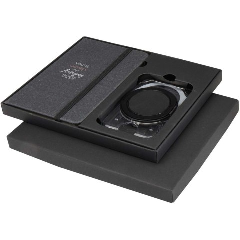 Kern zestaw upominkowy z notatnikiem A6 w twardej okładce i portfelem MagSafe szary