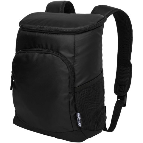 Plecak termoizolacyjny Chillpack na 18 puszek, z materiału z recyklingu z certyfikatem GRS, 16 l. czarny