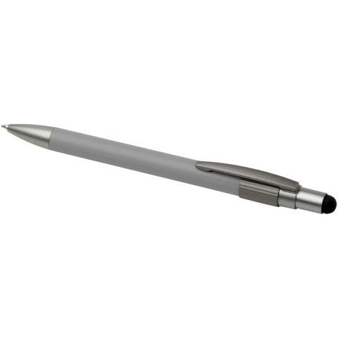 Rill długopis z certyfikatem RCS z recyklingu z rysikiem i fidget spinnerem (czarny tusz) szary