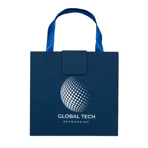 Zestaw upominkowy notes z długopisem Lovina, granatowy