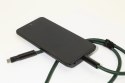 Smycz, uchwyt na telefon, kabel 60W RPET