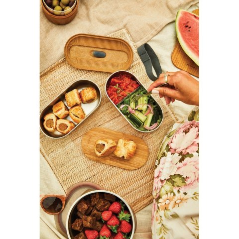 Lunchbox, pudełko śniadaniowe Black+Blum Double Bento