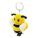 Pluszowa pszczoła RPET, brelok | Miro