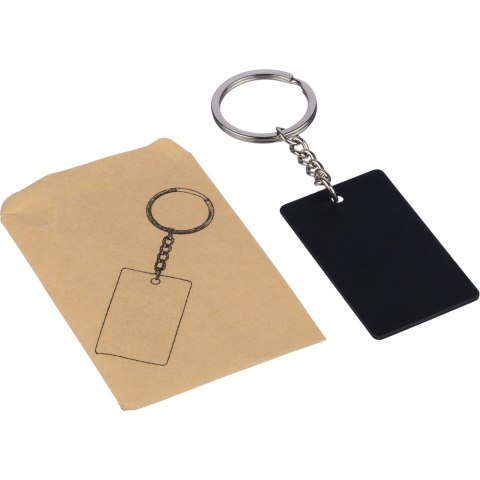 Prostokątny brelok do kluczy