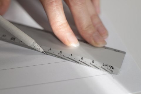 Linijka metalowa 30 cm FERRA