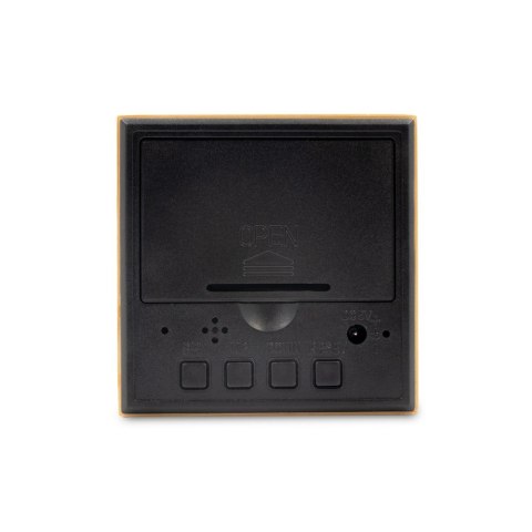 Bambusowy zegar na biurko z alarmem | Katherine