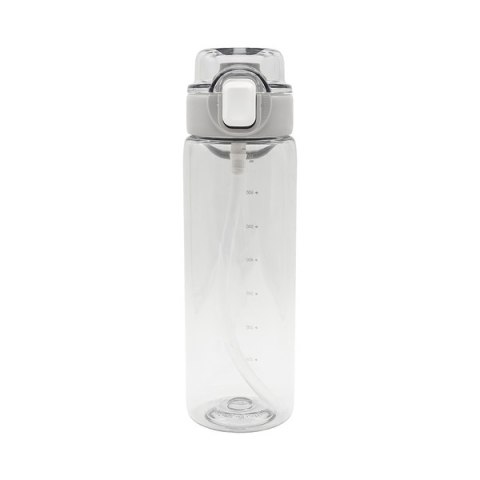 Bidon ze słomką Amad 800 ml, szary