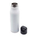 Butelka stalowa Bary 800 ml, biały