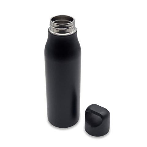 Butelka stalowa Bary 800 ml, czarny