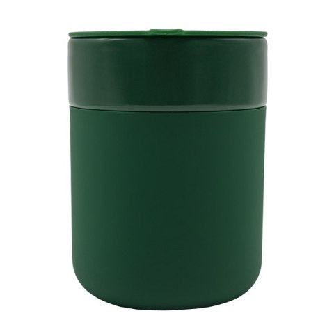 Kubek ceramiczny Caldo 370 ml, ciemny zielony