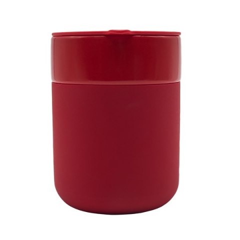 Kubek ceramiczny Caldo 370 ml, czerwony