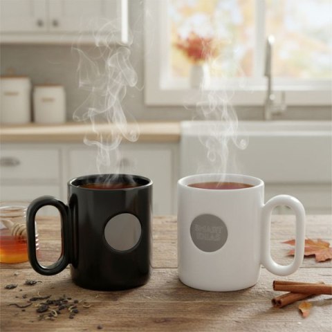 Kubek ceramiczny Pery 480 ml, czarny