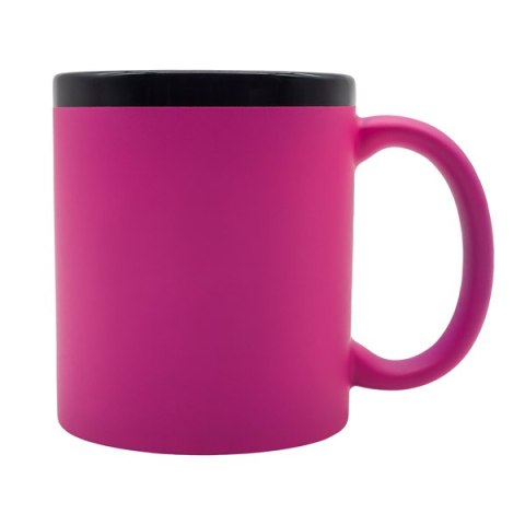 Kubek ceramiczny Velluto 350 ml, magenta