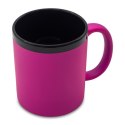 Kubek ceramiczny Velluto 350 ml, magenta