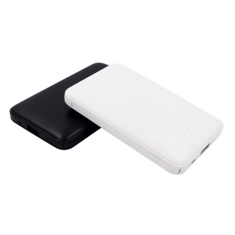Power bank 5000 mAh ze zintegrowanymi kablami, adapter w komplecie | Presley
