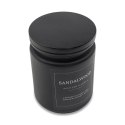 Świeca zapachowa Sandalwood, czarny