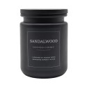 Świeca zapachowa Sandalwood, czarny