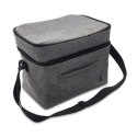 Torba termoizolacyjna na lunch RPET Gabri, szary