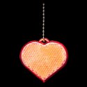 Zawieszka Heart Reflect, czerwony