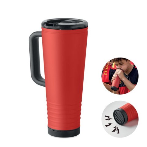 Howler Cup w handle 700ml czerwony