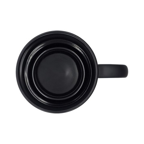 Kubek ceramiczny Velluto 350 ml, czarny