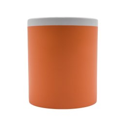 Kubek ceramiczny Velutti 350 ml, pomarańczowy