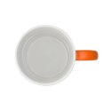 Kubek ceramiczny Velutti 350 ml, pomarańczowy