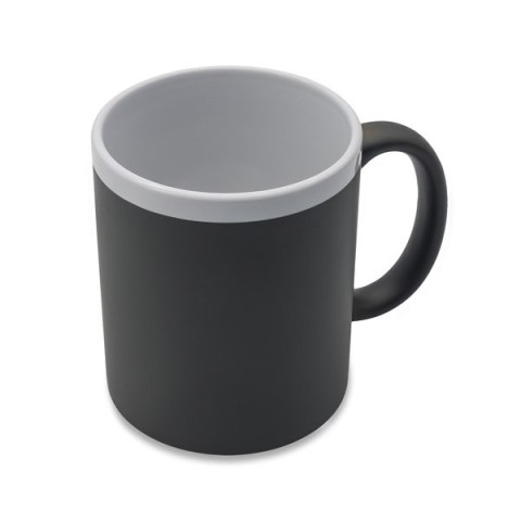 Kubek ceramiczny Velutti 350 ml, szary