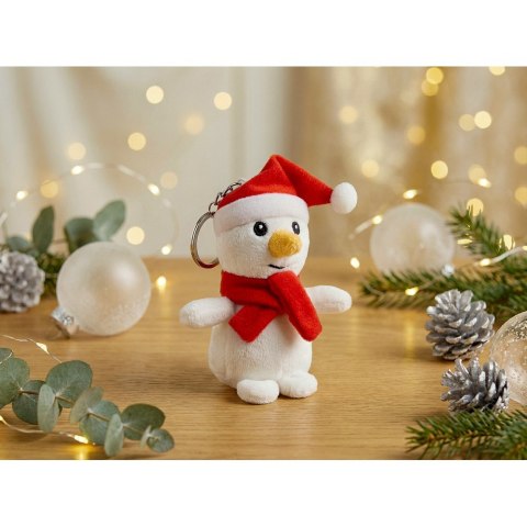 Pluszowy bałwanek, brelok | Anatols