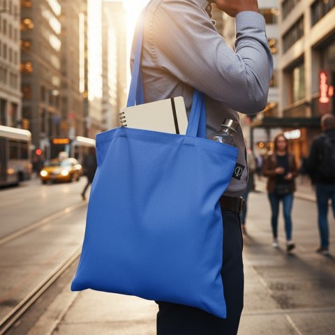 Torba z bawełny z recyklingu i poliestru z recyklingu na zakupy B'RIGHT | Porter